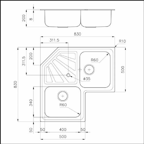 Foster 3303 060 lavello